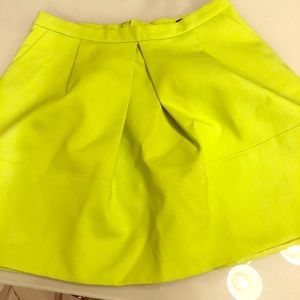 Neon jcrew skirt size 8